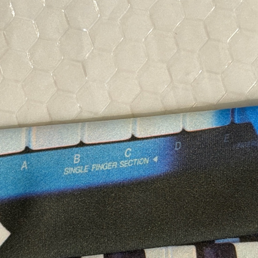 Ralph Marlin Blue and Black Piano Key Necktie - Picture 7 of 12